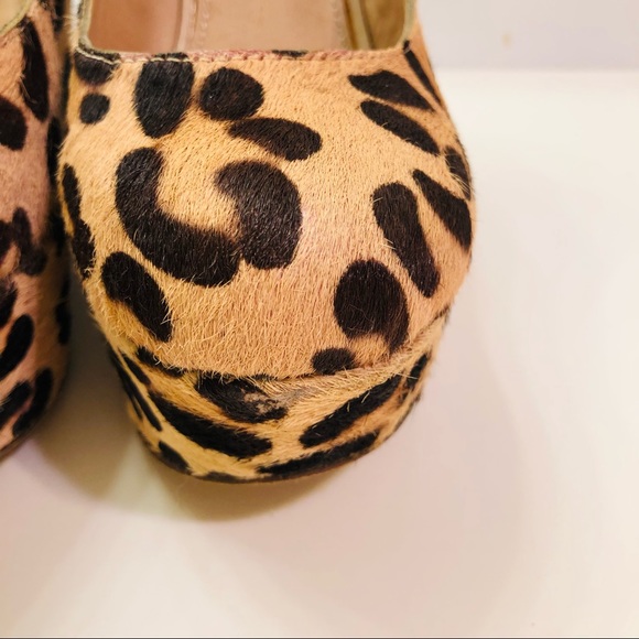 Steve Madden Pammyy L Leopard Platform Wedge - Picture 5 of 8